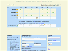 Tablet Screenshot of joesgoals.com
